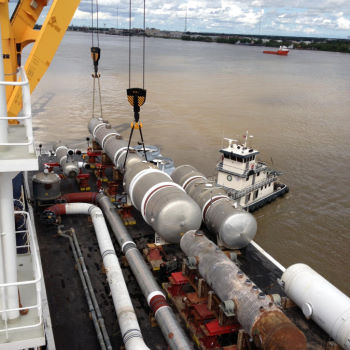 Loading of a Barge - USA